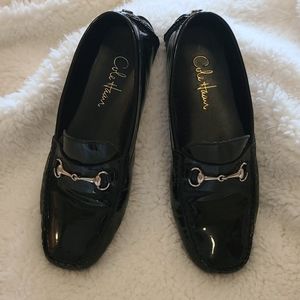 Black Patent Cole Haan Loafers